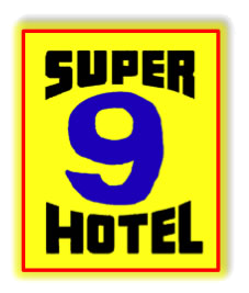 Super 9 sign